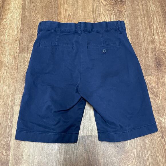 Crewcuts Boys Solid Navy Blue Chino Shorts Adjustable Waist Size 12 Large - Picture 2 of 7